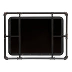 Miroir mural flottant en métal Revo Industrial de 31 pouces par Furniture of America
