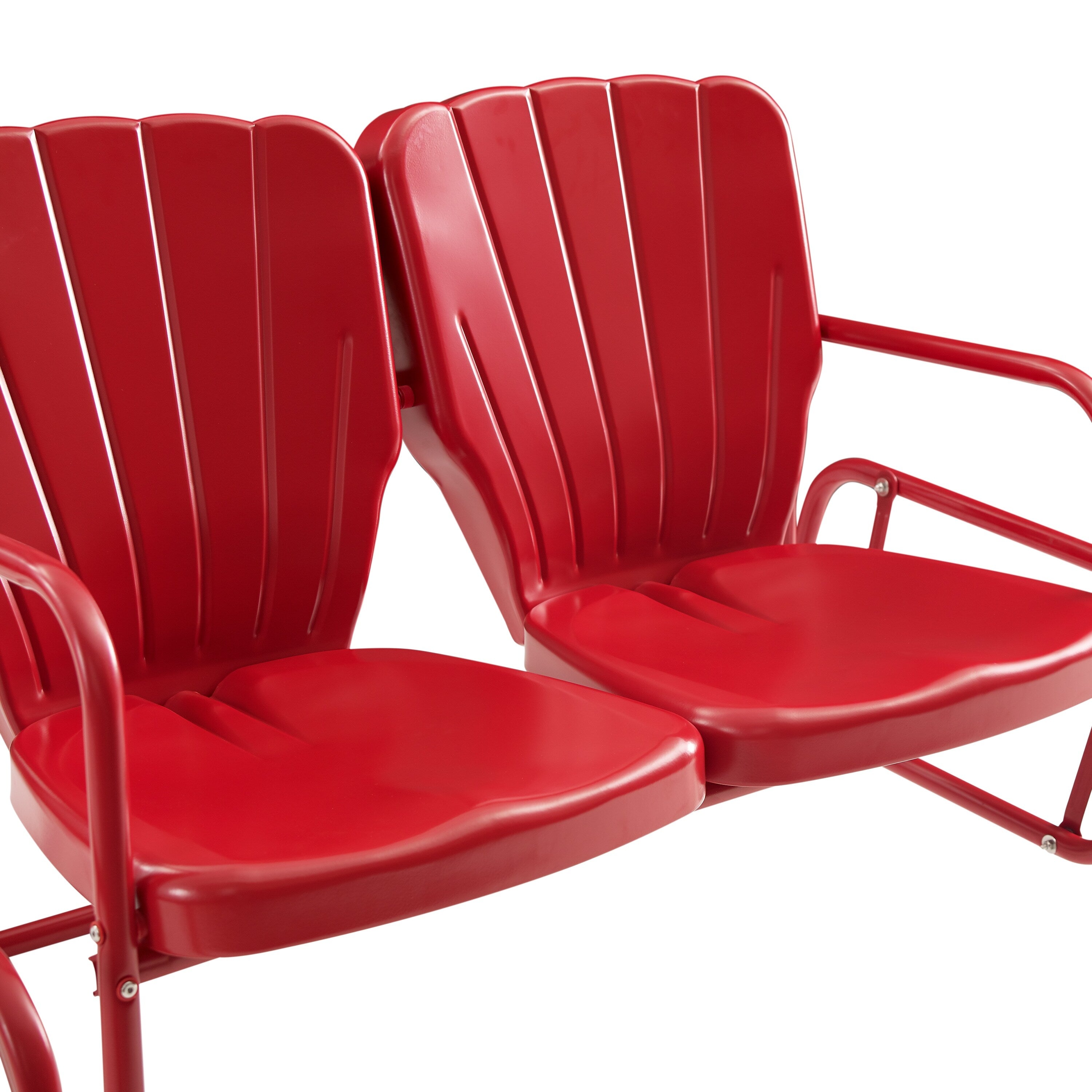 Ensemble de conversation d'extérieur en métal Crosley Ridgeland 4 pièces - 75 x 88 x 34,25