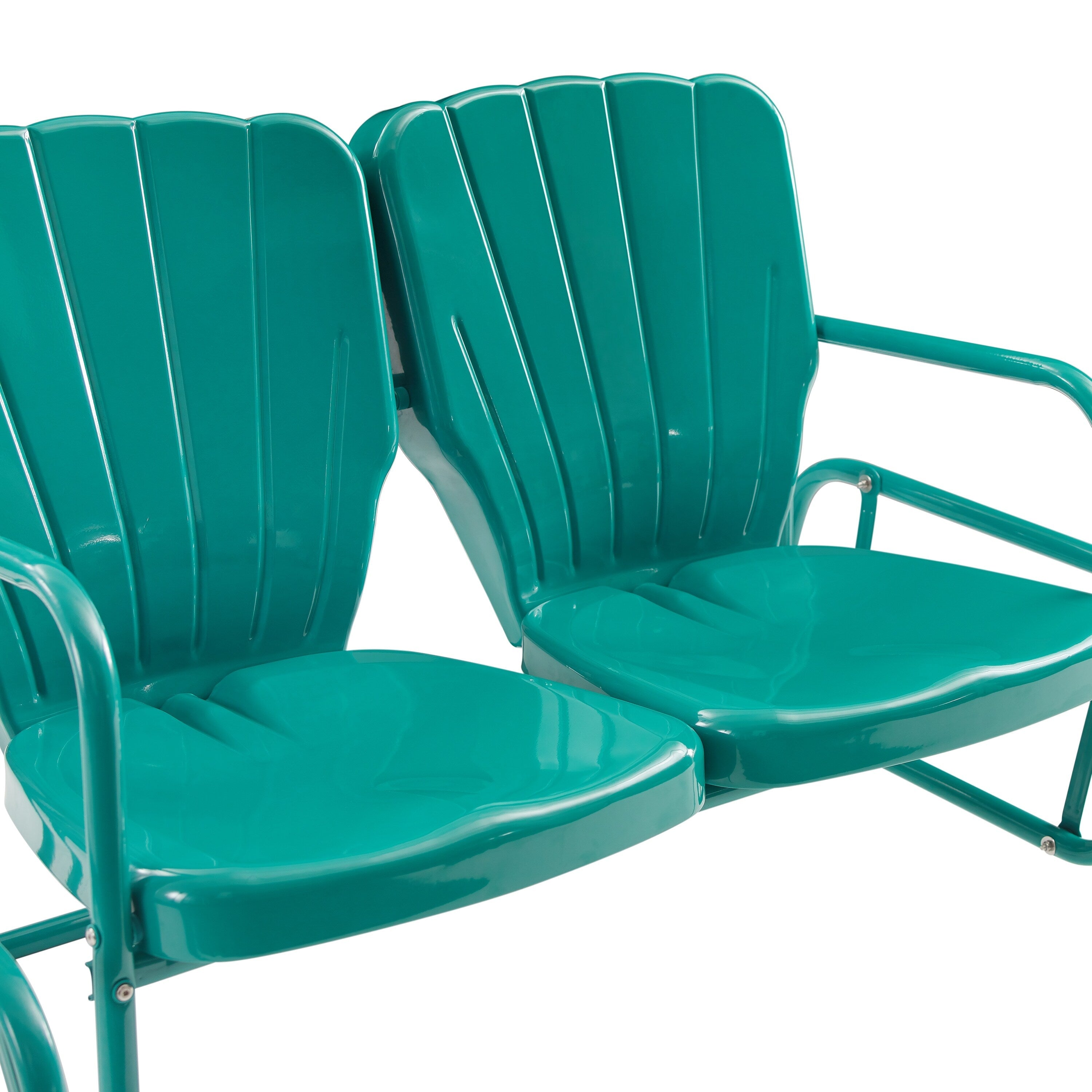Ensemble de conversation d'extérieur en métal Crosley Ridgeland 4 pièces - 75 x 88 x 34,25