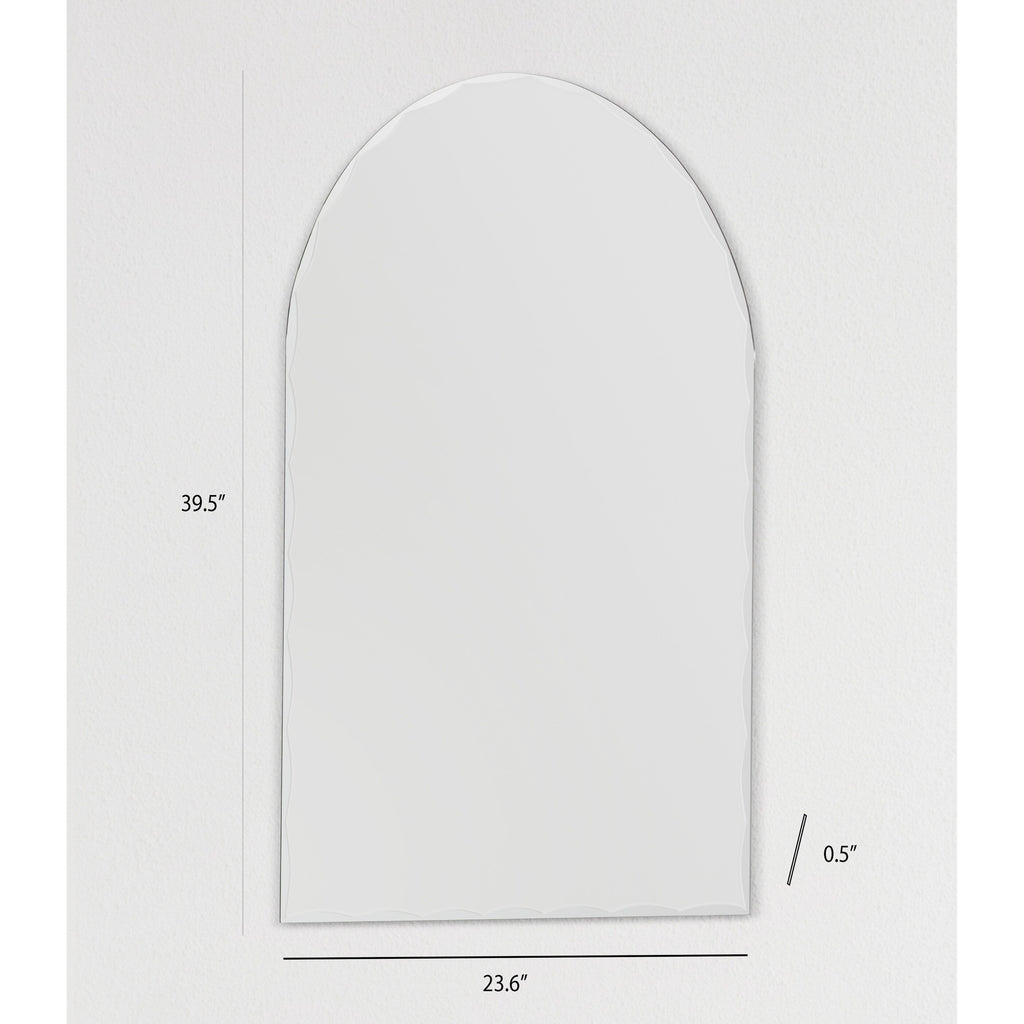 Miroir de salle de bain moderne sans cadre Rita Arch