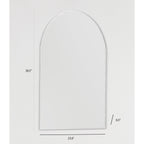 Miroir de salle de bain moderne sans cadre Rita Arch