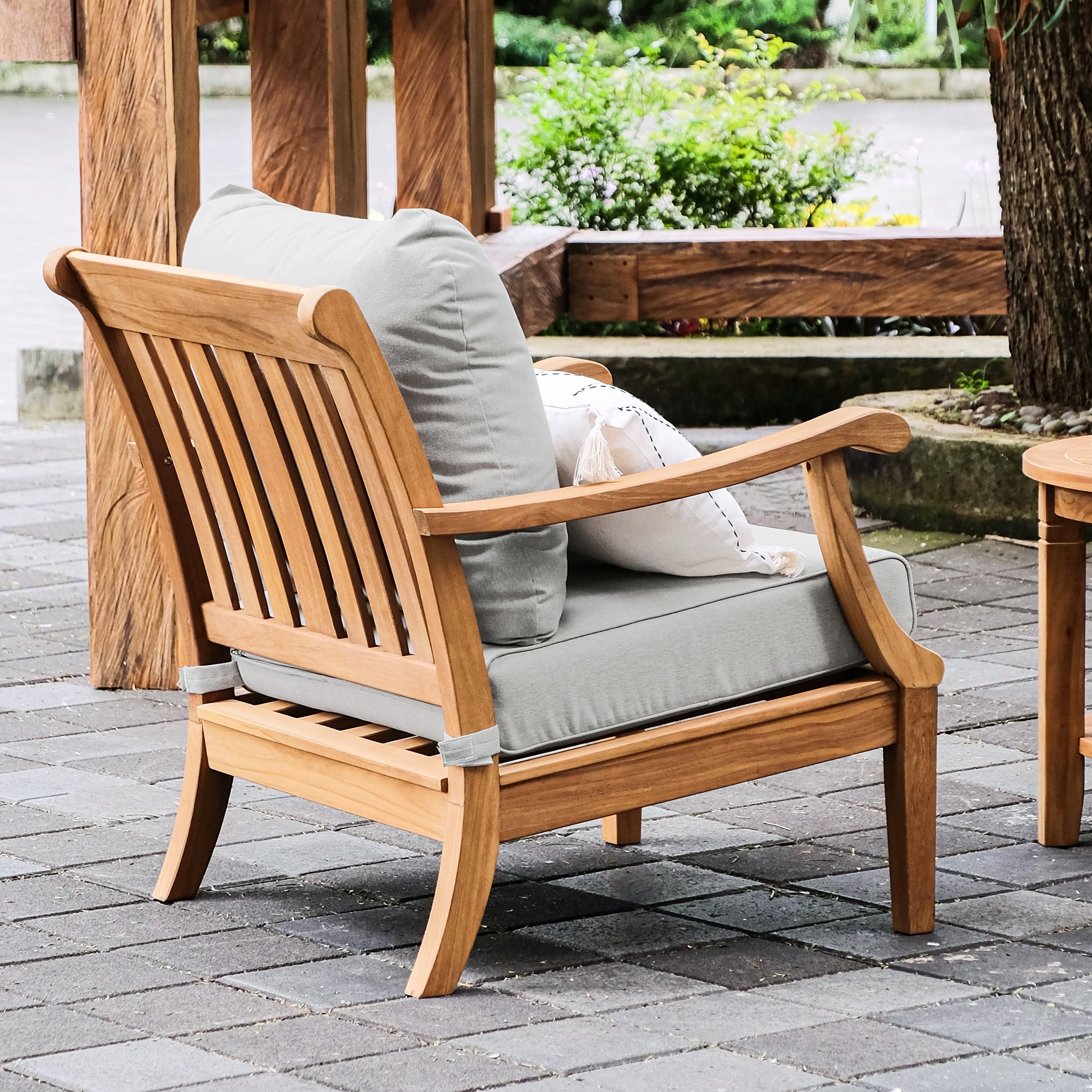 Ensemble de 2 fauteuils club d'extérieur Cambridge Casual Robin en teck