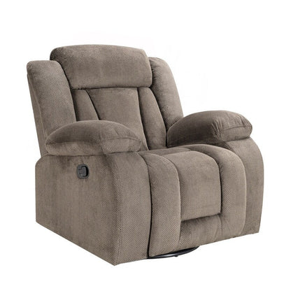 Fauteuil inclinable pivotant et rembourré