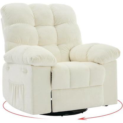 Fauteuil à bascule pivotant à 360°