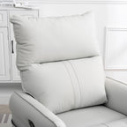 Fauteuil à bascule inclinable, fauteuil à bascule pivotant à 360 degrés pour chambre d'enfant, fauteuil planeur, petit fauteuil à bascule inclinable pivotant et moderne