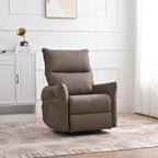 Fauteuil à bascule inclinable, fauteuil à bascule pivotant à 360 degrés pour chambre d'enfant, fauteuil planeur, petit fauteuil à bascule inclinable pivotant et moderne