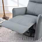 Fauteuil à bascule inclinable, fauteuil à bascule pivotant à 360 degrés pour chambre d'enfant, fauteuil planeur, petit fauteuil à bascule inclinable pivotant et moderne
