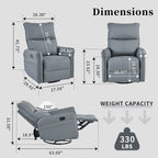 Fauteuil à bascule inclinable, fauteuil à bascule pivotant à 360 degrés pour chambre d'enfant, fauteuil planeur, petit fauteuil à bascule inclinable pivotant et moderne
