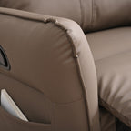 Fauteuil à bascule inclinable, fauteuil à bascule pivotant à 360 degrés pour chambre d'enfant, fauteuil planeur, petit fauteuil à bascule inclinable pivotant et moderne