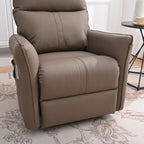 Fauteuil à bascule inclinable, fauteuil à bascule pivotant à 360 degrés pour chambre d'enfant, fauteuil planeur, petit fauteuil à bascule inclinable pivotant et moderne