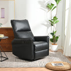Fauteuil à bascule inclinable, fauteuil à bascule pivotant à 360 degrés pour chambre d'enfant, fauteuil planeur, petit fauteuil à bascule inclinable pivotant et moderne