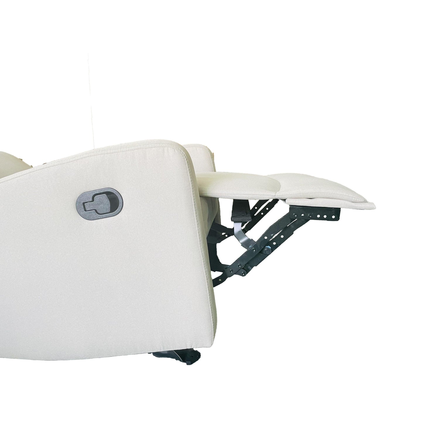 Fauteuil inclinable à bascule, canapé inclinable réglable avec support lombaire, fauteuil inclinable classique avec accoudoirs et dossier confortables