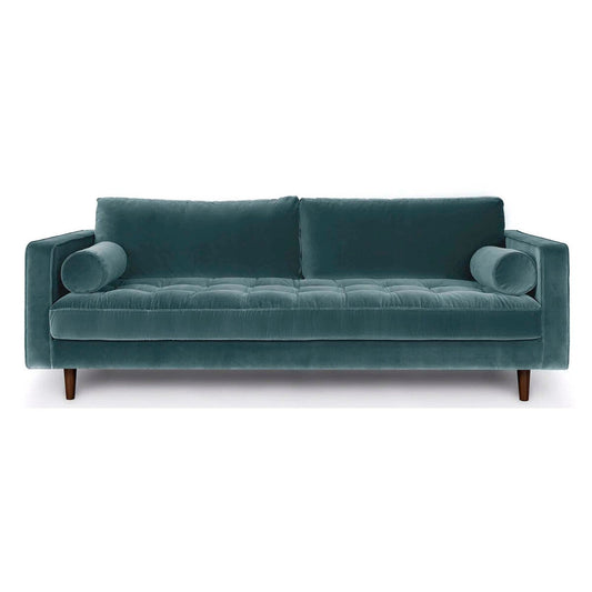 Canapé Roma en tissu bleu spa 88