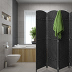 Cloison de séparation pliable et intimité, 8 panneaux, 244 cm (L) x 49,5 cm (l) x 175 cm (H).