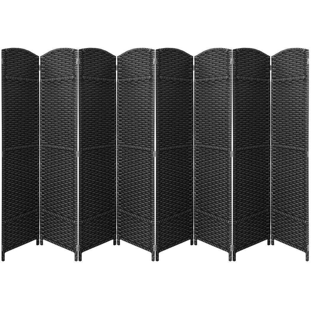 Cloison de séparation pliable et intimité, 8 panneaux, 244 cm (L) x 49,5 cm (l) x 175 cm (H).