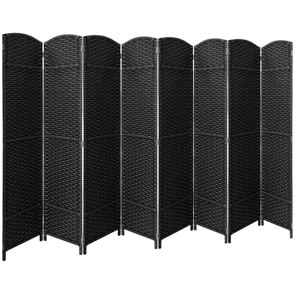Cloison de séparation pliable et intimité, 8 panneaux, 244 cm (L) x 49,5 cm (l) x 175 cm (H).