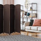 Cloison de séparation pliable et intimité, 8 panneaux, 244 cm (L) x 49,5 cm (l) x 175 cm (H).