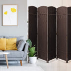 Cloison de séparation pliable et intimité, 8 panneaux, 244 cm (L) x 49,5 cm (l) x 175 cm (H).