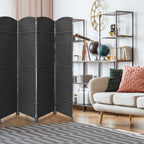 Cloison de séparation pliable et intimité, 8 panneaux, 244 cm (L) x 49,5 cm (l) x 175 cm (H).