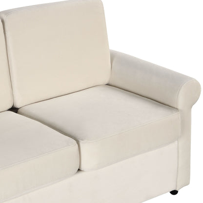 Canapé-lit gigogne 2 en 1 Roomfitters avec surmatelas double haut de gamme, ports USB et design compact pour le salon