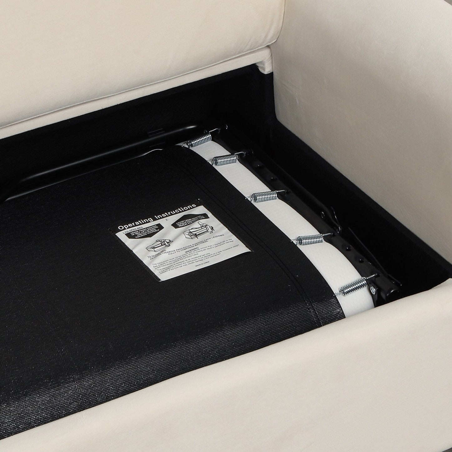 Canapé-lit gigogne 2 en 1 Roomfitters avec surmatelas double haut de gamme, ports USB et design compact pour le salon