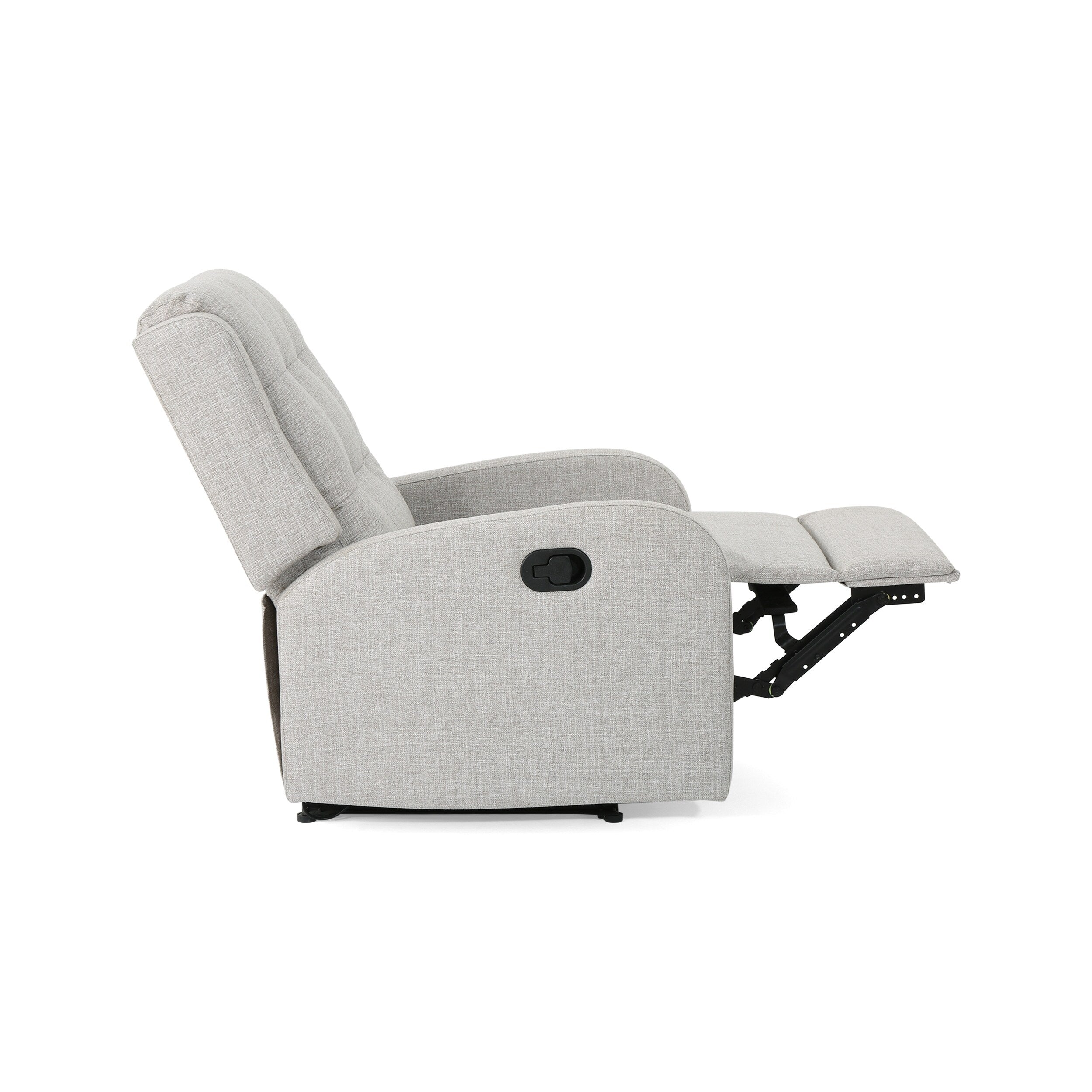 Fauteuil inclinable standard manuel Roomfitters 24,75 pouces, confortable pour salon et chambre, beige