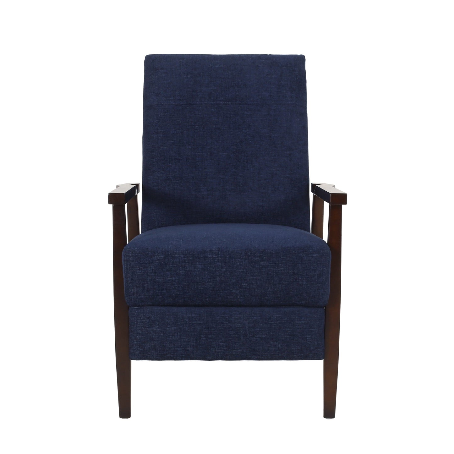 Fauteuil inclinable manuel en bois de 62 cm de large, fauteuil de salon confortable pour le salon