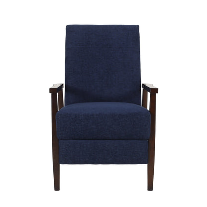 Fauteuil inclinable manuel en bois de 62 cm de large, fauteuil de salon confortable pour le salon