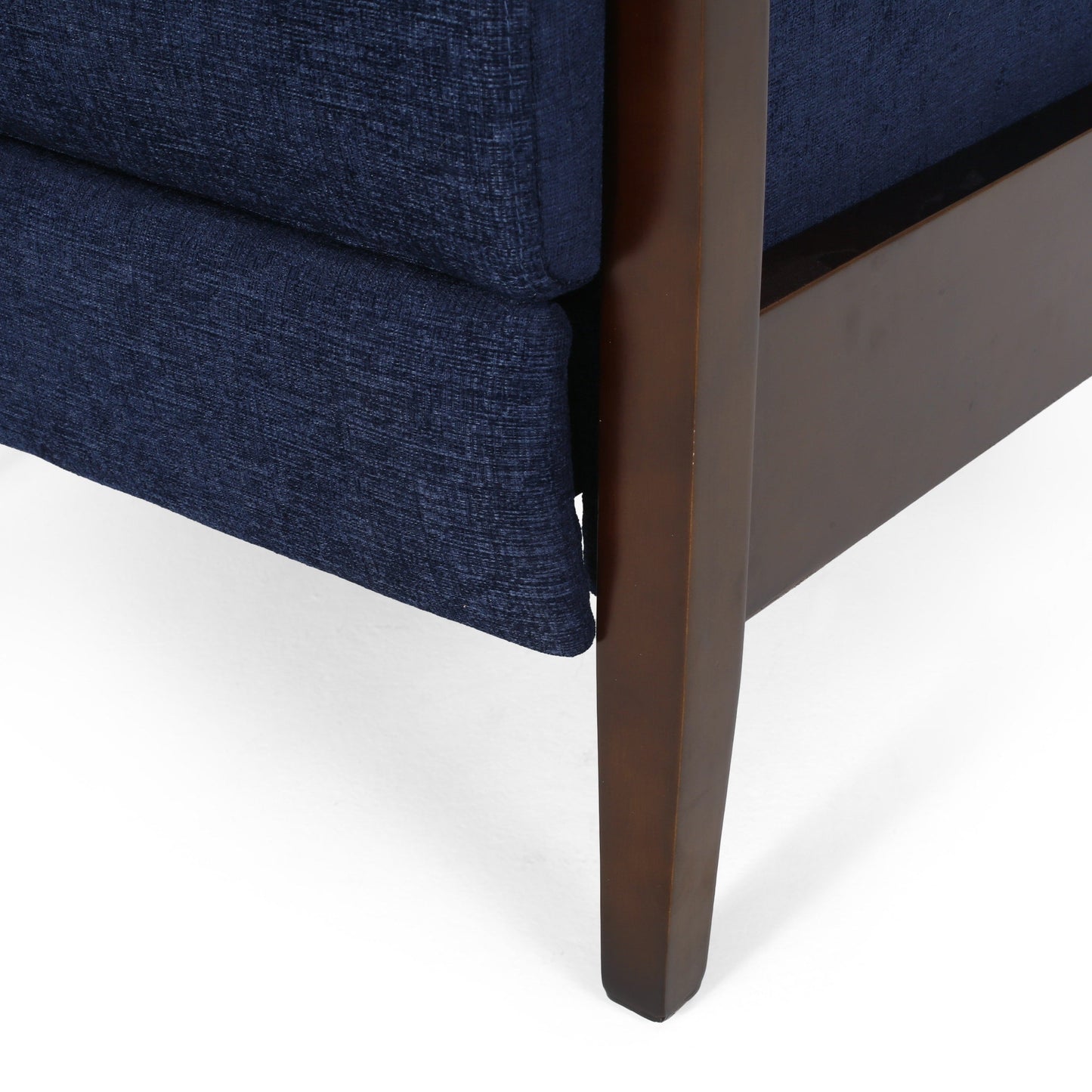 Fauteuil inclinable manuel en bois de 62 cm de large, fauteuil de salon confortable pour le salon
