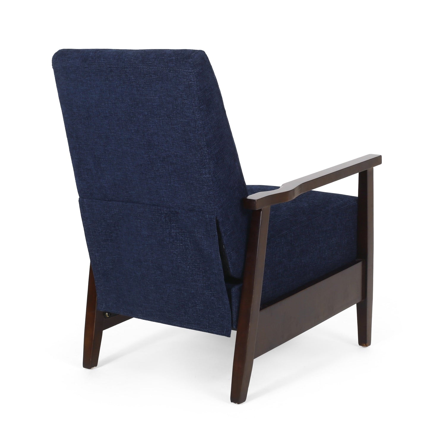 Fauteuil inclinable manuel en bois de 62 cm de large, fauteuil de salon confortable pour le salon