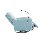 Fauteuil inclinable électrique pivotant à 270 degrés Roomfitters pour cinéma maison, canapé inclinable simple avec mouvement à bascule
