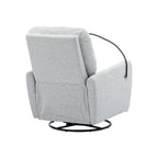 Fauteuil inclinable électrique pivotant à 270 degrés Roomfitters pour cinéma maison, canapé inclinable simple avec mouvement à bascule