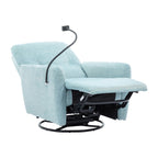 Fauteuil inclinable électrique pivotant à 270 degrés Roomfitters pour cinéma maison, canapé inclinable simple avec mouvement à bascule