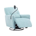 Fauteuil inclinable électrique pivotant à 270 degrés Roomfitters pour cinéma maison, canapé inclinable simple avec mouvement à bascule