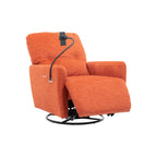 Fauteuil inclinable électrique pivotant à 270 degrés Roomfitters pour cinéma maison, canapé inclinable simple avec mouvement à bascule