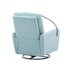 Fauteuil inclinable électrique pivotant à 270 degrés Roomfitters pour cinéma maison, canapé inclinable simple avec mouvement à bascule