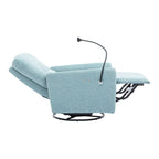 Fauteuil inclinable électrique pivotant à 270 degrés Roomfitters pour cinéma maison, canapé inclinable simple avec mouvement à bascule