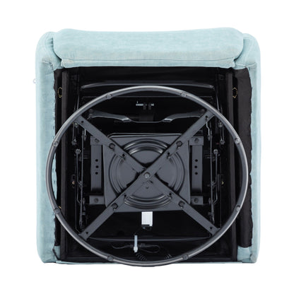Fauteuil inclinable électrique pivotant à 270 degrés Roomfitters pour cinéma maison, canapé inclinable simple avec mouvement à bascule