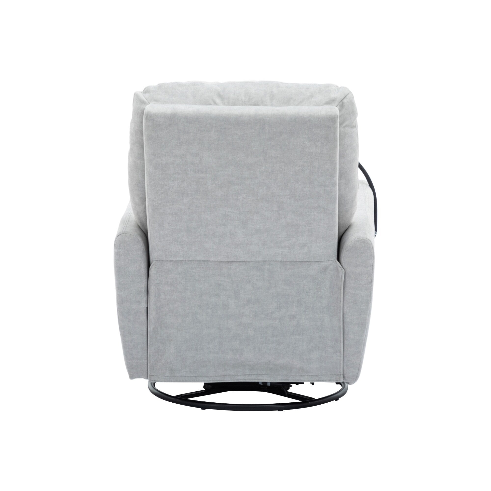 Fauteuil inclinable électrique pivotant à 270 degrés Roomfitters pour cinéma maison, canapé inclinable simple avec mouvement à bascule