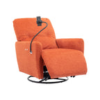 Fauteuil inclinable électrique pivotant à 270 degrés Roomfitters pour cinéma maison, canapé inclinable simple avec mouvement à bascule