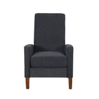Fauteuil inclinable manuel en bois de 27 pouces de large, fauteuil de salon confortable pour le salon