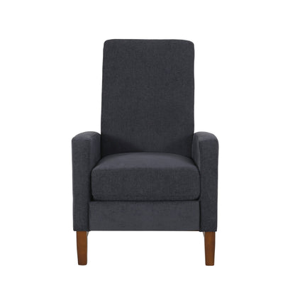 Fauteuil inclinable manuel en bois de 27 pouces de large, fauteuil de salon confortable pour le salon
