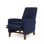 Fauteuil inclinable manuel en bois de 27 pouces de large, fauteuil de salon confortable pour le salon