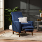 Fauteuil inclinable manuel en bois de 27 pouces de large, fauteuil de salon confortable pour le salon