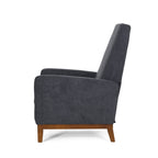 Fauteuil inclinable manuel en bois de 27 pouces de large, fauteuil de salon confortable pour le salon
