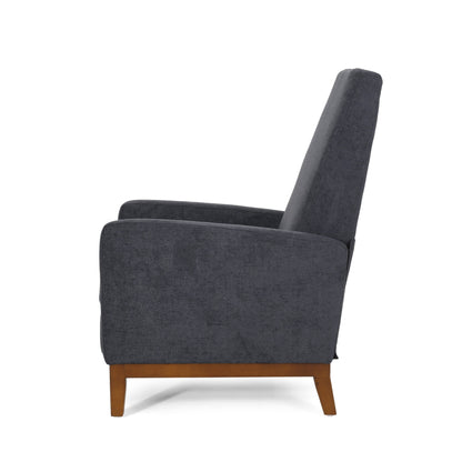 Fauteuil inclinable manuel en bois de 27 pouces de large, fauteuil de salon confortable pour le salon