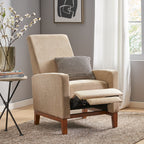 Fauteuil inclinable manuel en bois de 27 pouces de large, fauteuil de salon confortable pour le salon