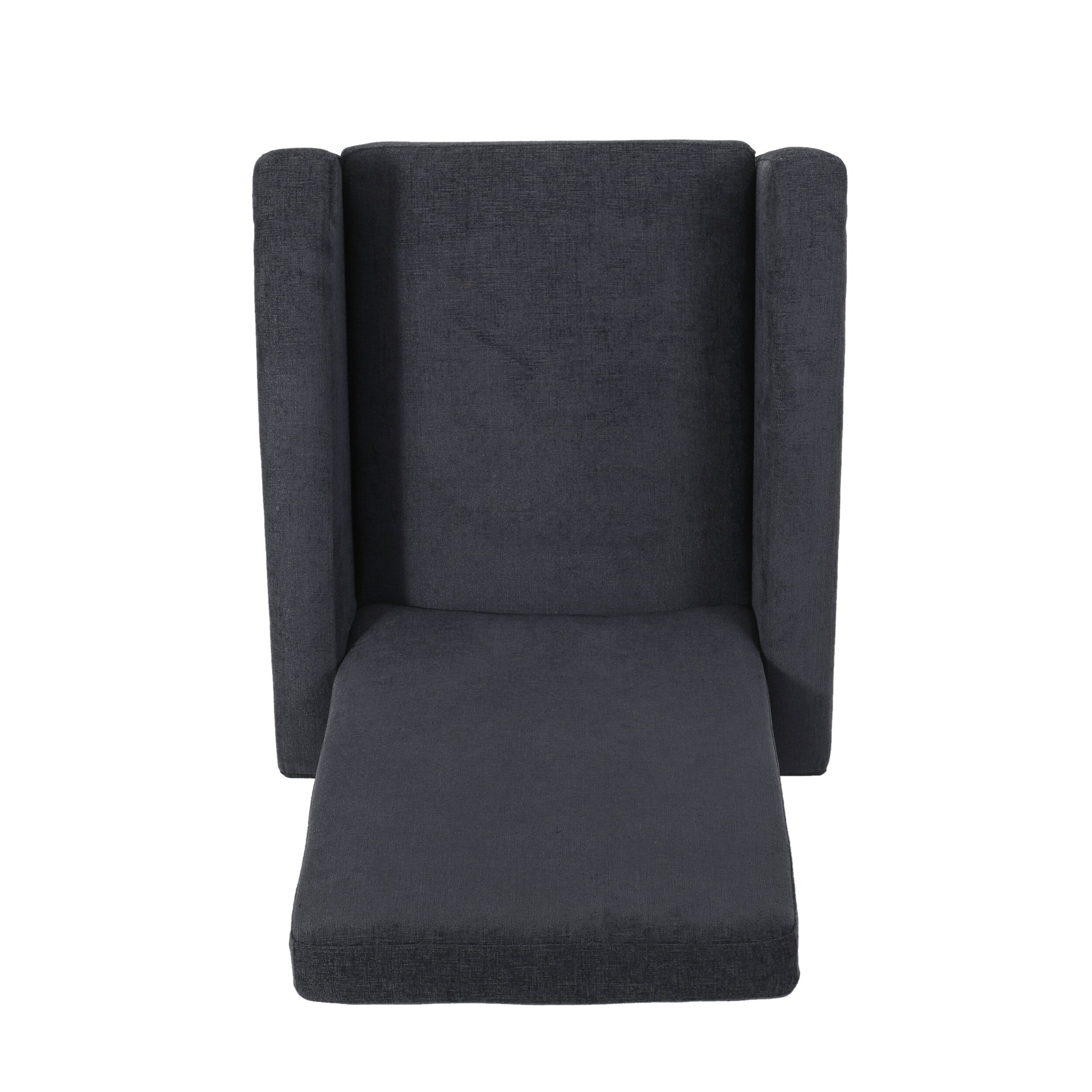 Fauteuil inclinable manuel en bois de 27 pouces de large, fauteuil de salon confortable pour le salon