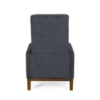 Fauteuil inclinable manuel en bois de 27 pouces de large, fauteuil de salon confortable pour le salon