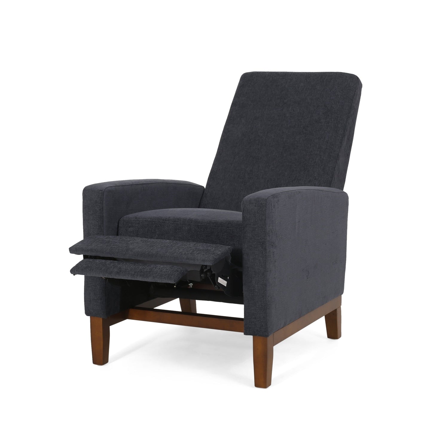 Fauteuil inclinable manuel en bois de 27 pouces de large, fauteuil de salon confortable pour le salon